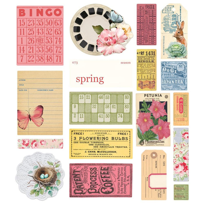 Simple Stories Simple Vintage Spring Garden - Ephemera