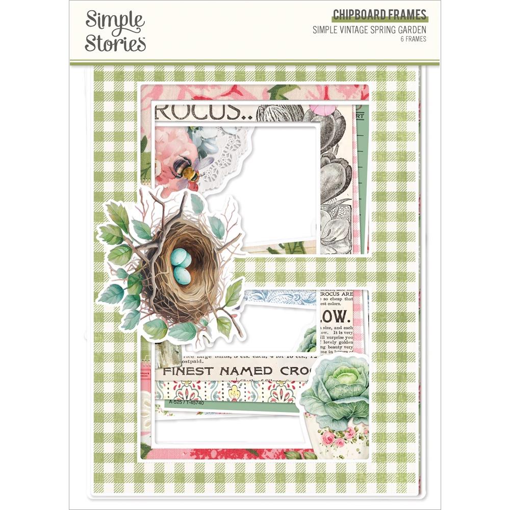 Simple Stories Simple Vintage Spring Garden - Chipboard Frames