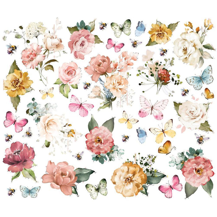 Simple Stories Simple Vintage Spring Garden - Floral Bits & Pieces
