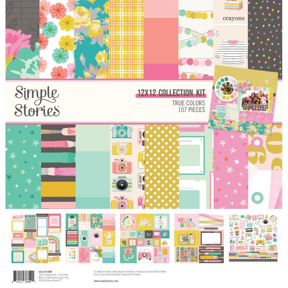 Simple Stories True Colors - 12x12 Collection Kit