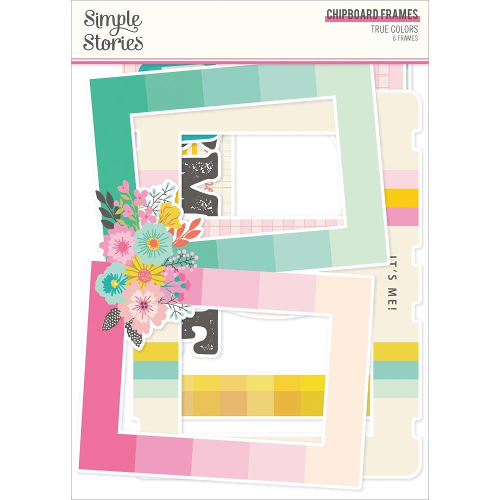 Simple Stories True Colors - Chipboard Frames — Papermaze