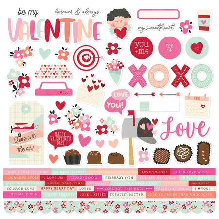 Simple Stories Valentines Day - Cardstock Stickers