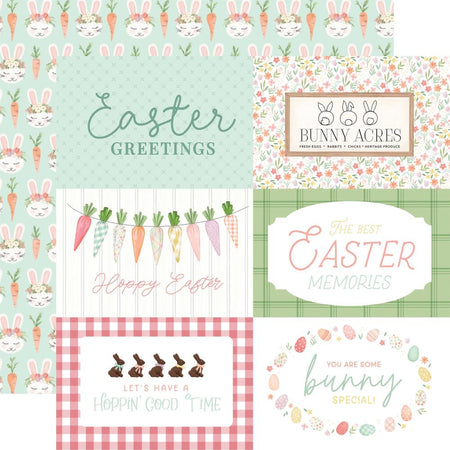 Carta Bella Here Comes Easter - 6x4 Journaling Cards
