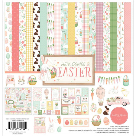 Carta Bella Here Comes Easter - 12x12 Collection Kit