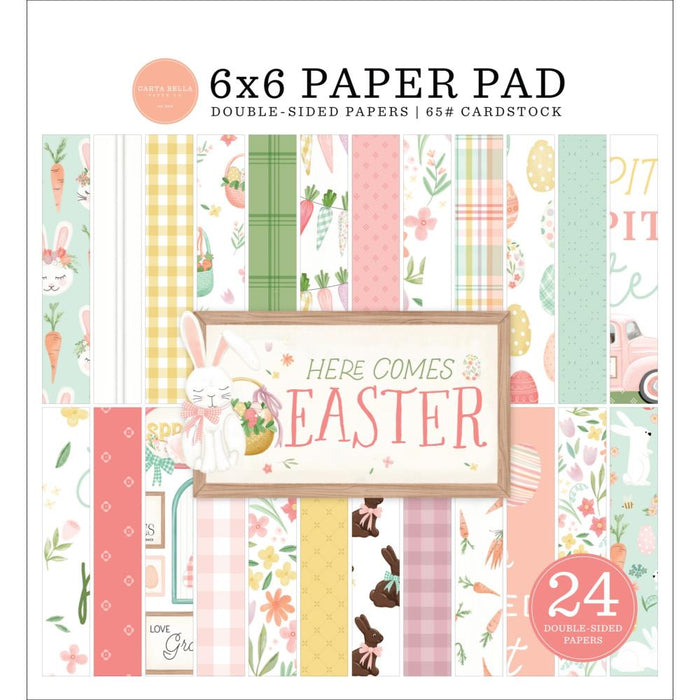 Carta Bella Here Comes Easter - 6x6 Pad