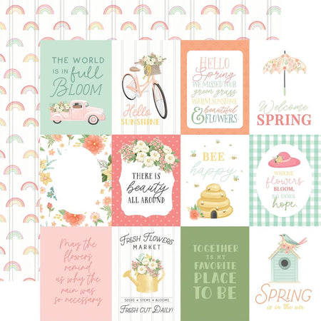 Carta Bella Here Comes Spring - 3x4 Journaling Cards