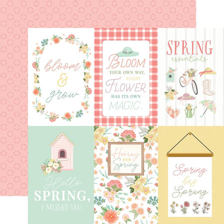 Carta Bella Here Comes Spring - 4x6 Journaling Cards