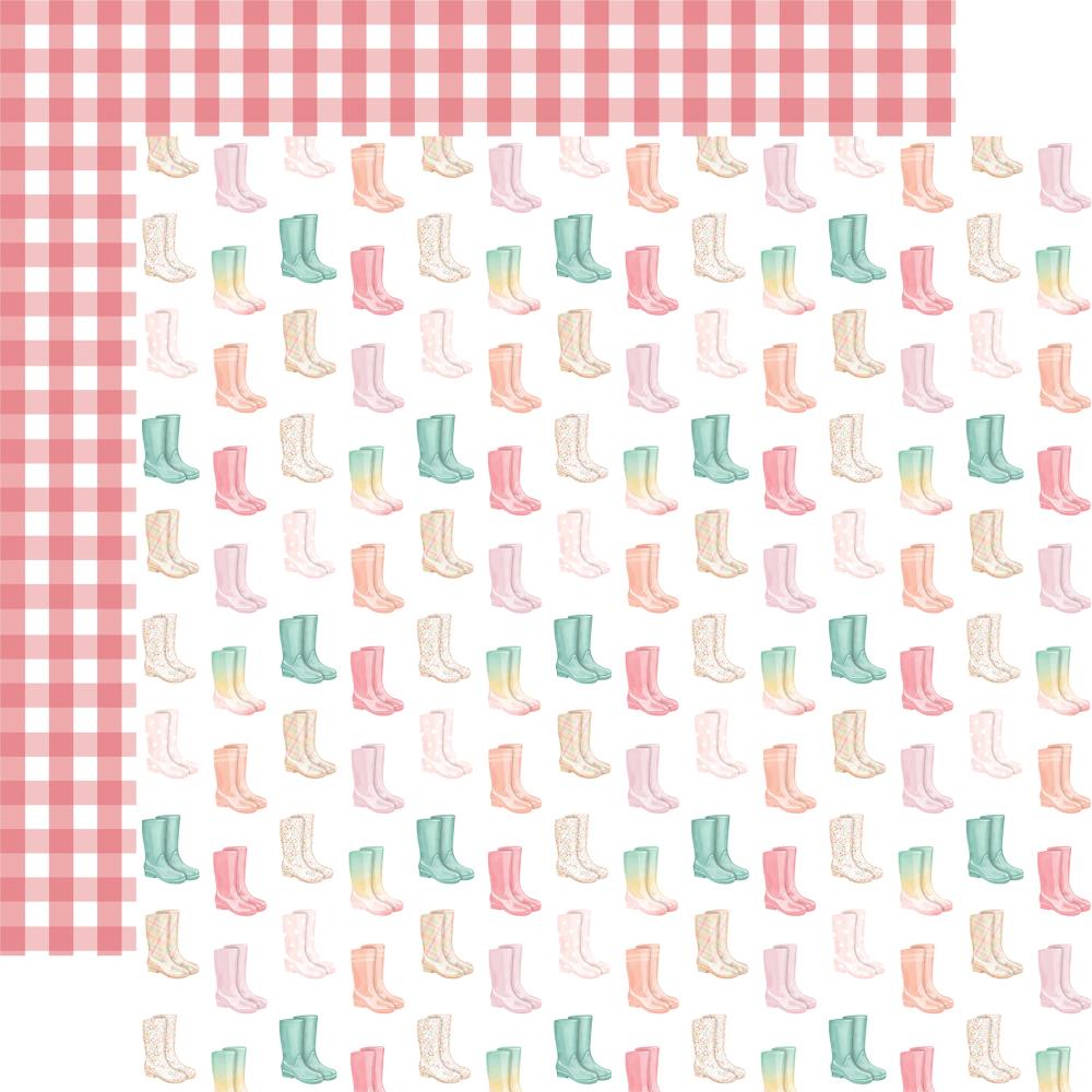 Carta Bella Here Comes Spring - Garden Boots