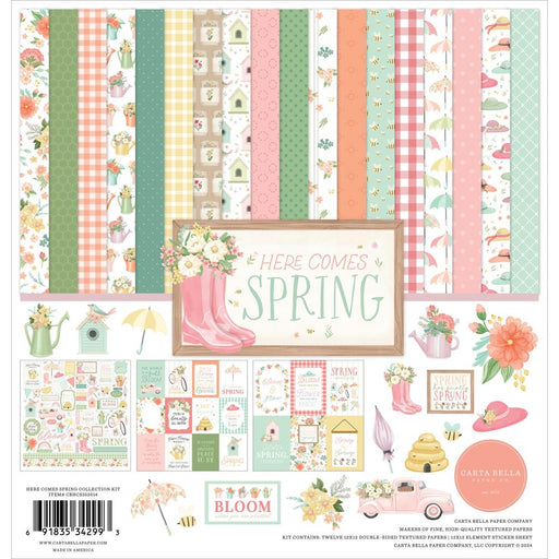 Carta Bella Here Comes Spring - 12x12 Collection Kit