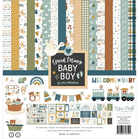 Echo Park Special Delivery Baby Boy - Collection Kit