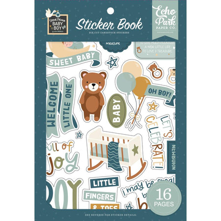 Echo Park Special Delivery Baby Boy - Sticker Book