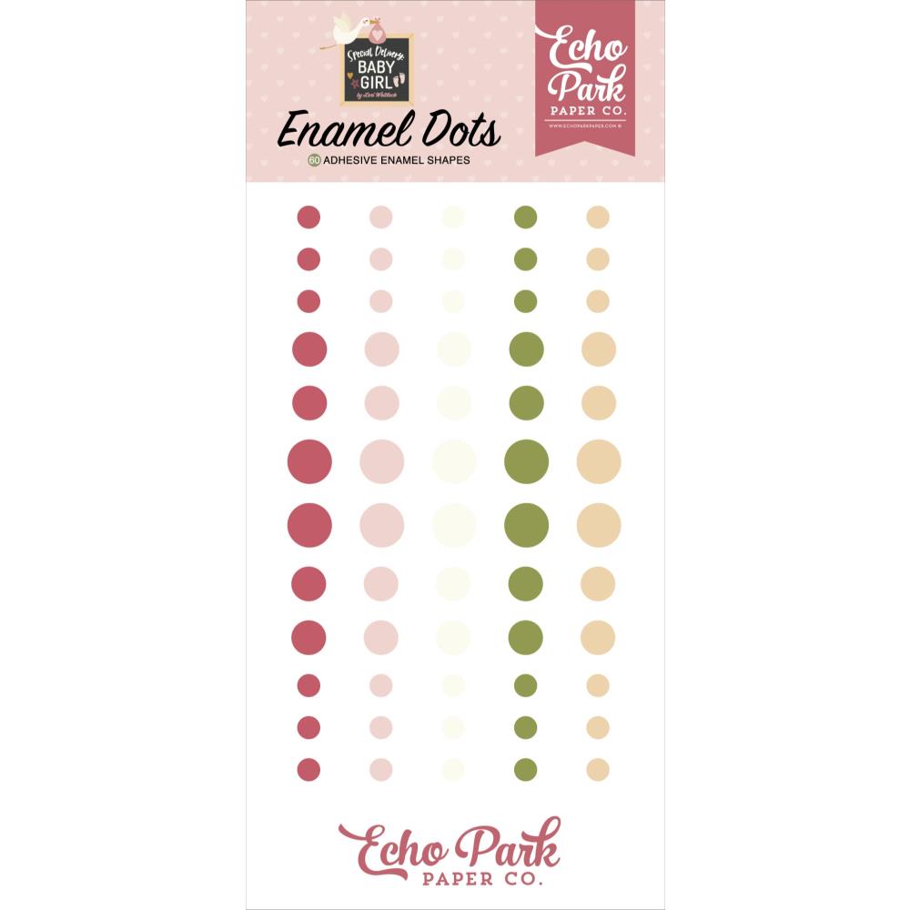 Echo Park Special Delivery Baby Girl - Enamel Dots