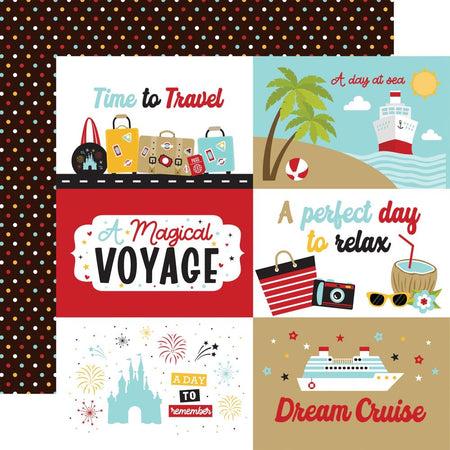 Echo Park A Magical Voyage - 6x4 Journaling Cards