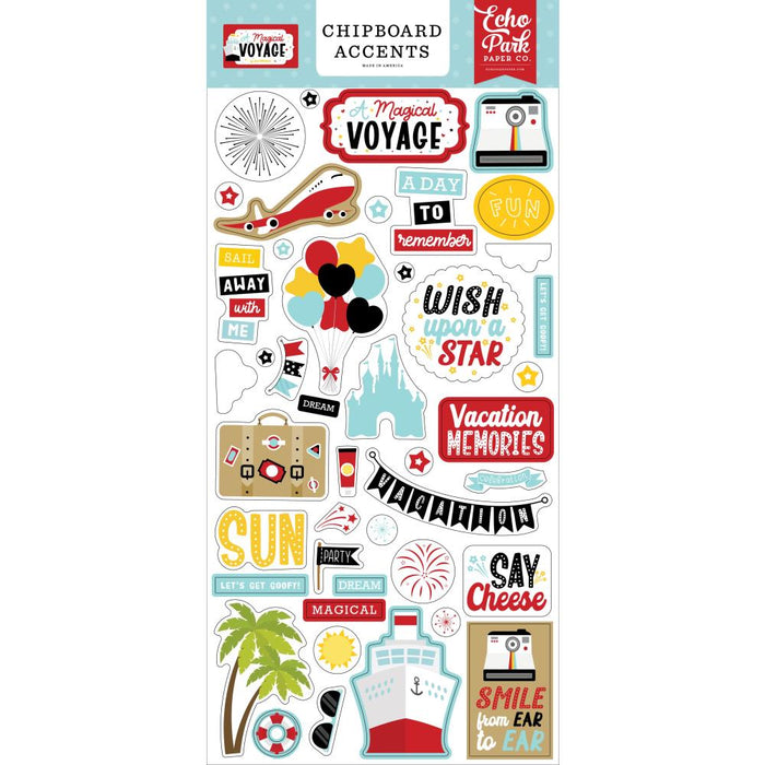 Echo Park A Magical Voyage - Chipboard Accents