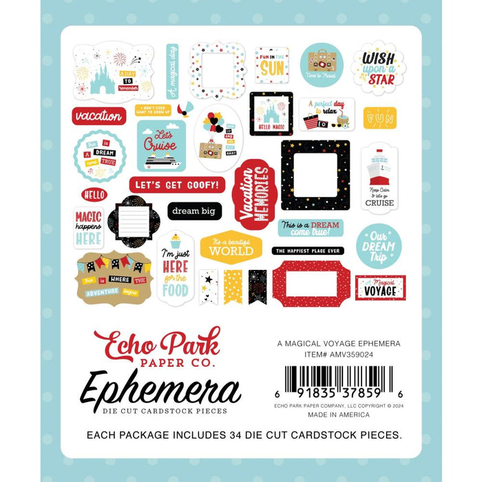 Echo Park A Magical Voyage - Ephemera Icons