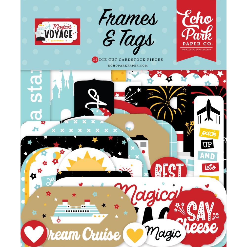 Echo Park A Magical Voyage - Ephemera Frames & Tags