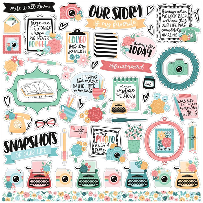 Echo Park Telling Our Story - Element Stickers