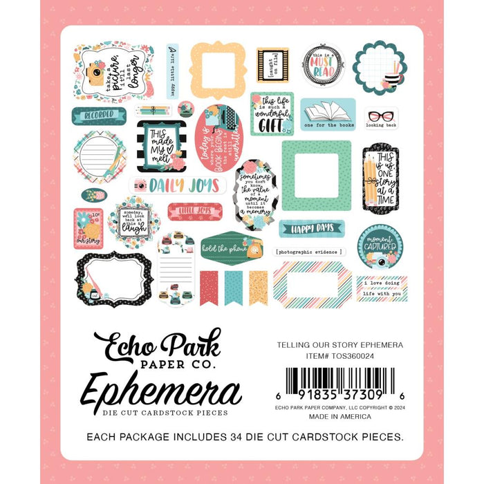 Echo Park Telling Our Story - Ephemera Icons