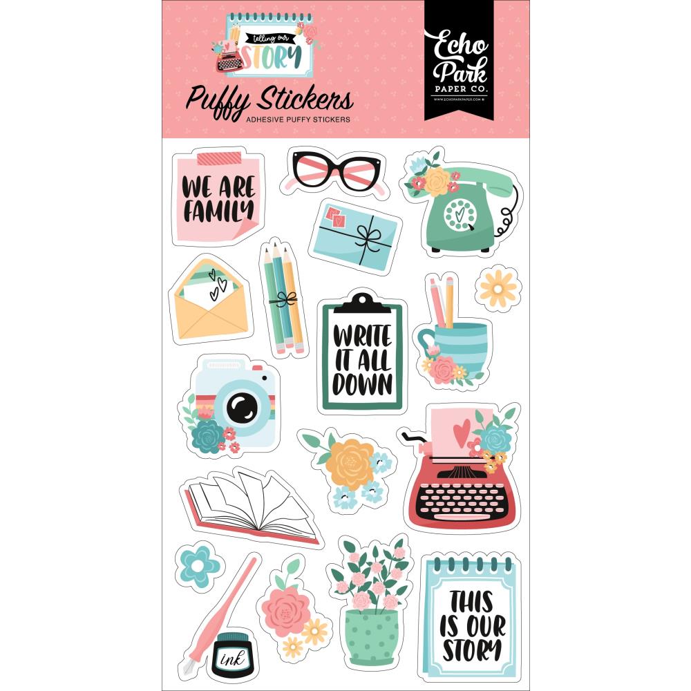Echo Park Telling Our Story - Puffy Stickers