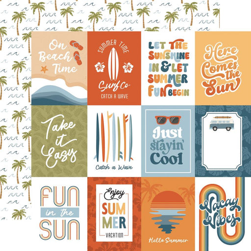 Echo Park Summer Vibes - 3x4 Journaling Cards
