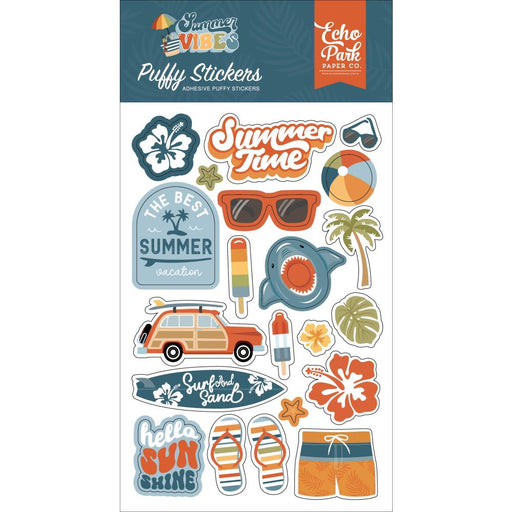 Echo Park Summer Vibes - Puffy Stickers