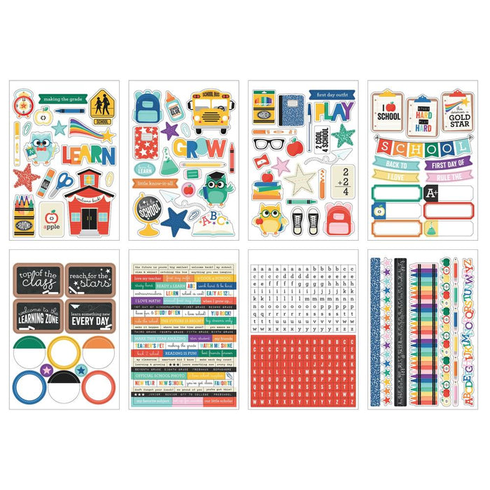 Echo Park Off To School - Sticker Book