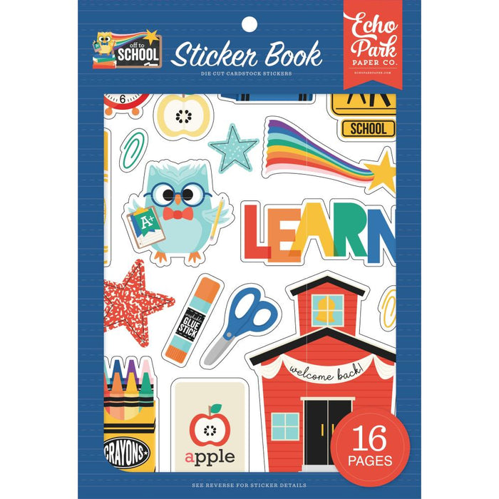 Echo Park Off To School - Sticker Book