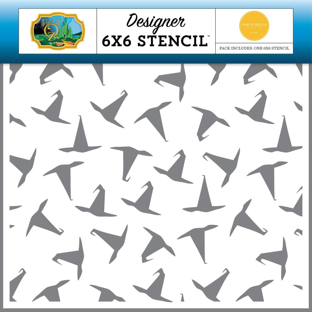 Carta Bella Wizard Of Oz - Wicked Witch Hat Stencil