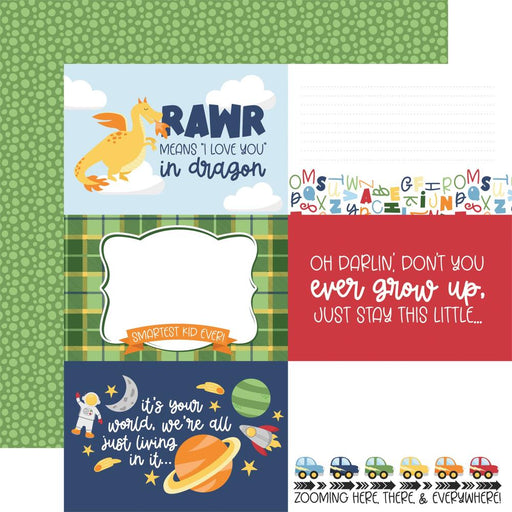 Echo Park My Little Boy - 6x4 Journaling Cards