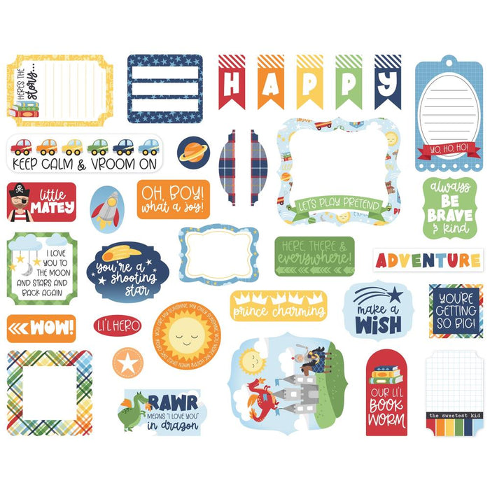 Echo Park My Little Boy - Ephemera Icons