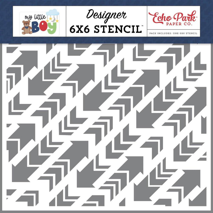 Echo Park My Little Boy - This Way Arrows Stencil