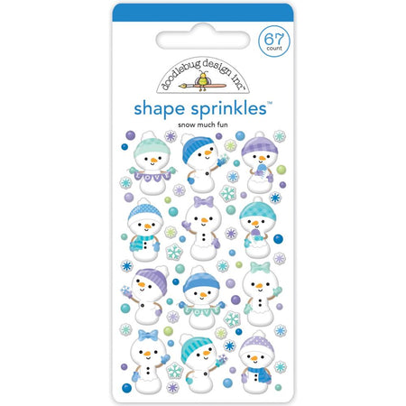 Doodlebug Design Snow Much Fun - Snow Much Fun Shape Sprinkles