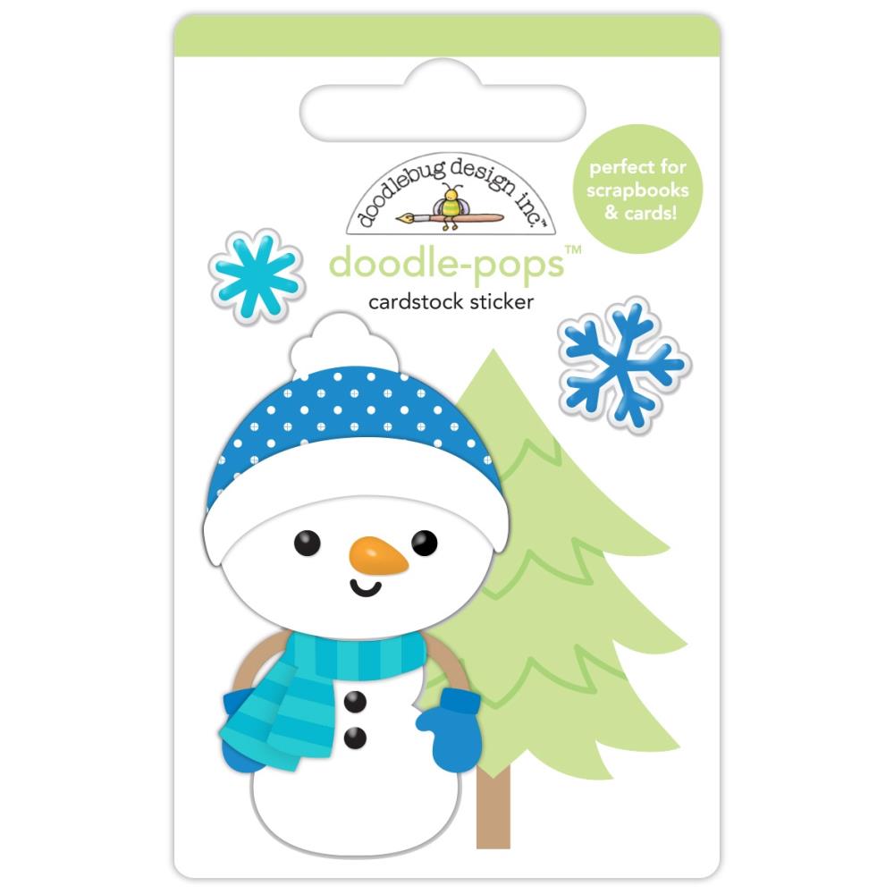 Doodlebug Design Snow Much Fun - Snow Cute Doodle-Pops 3D Sticker