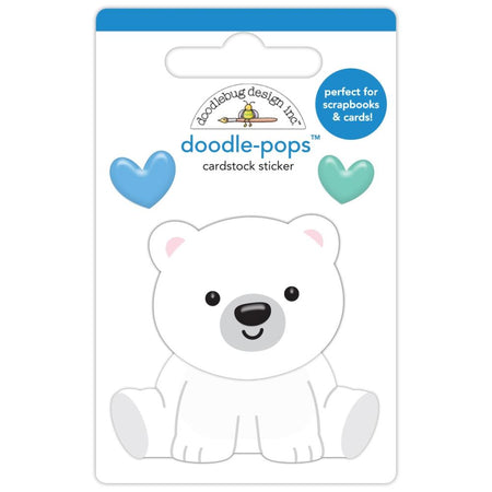 Doodlebug Design Snow Much Fun - Beary Loveable Doodle-Pops 3D Sticker