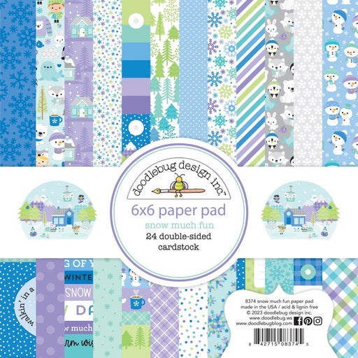 Doodlebug Design Snow Much Fun - 6x6 Pad