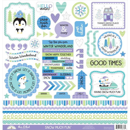 Doodlebug Design Snow Much Fun - This & That Stickers