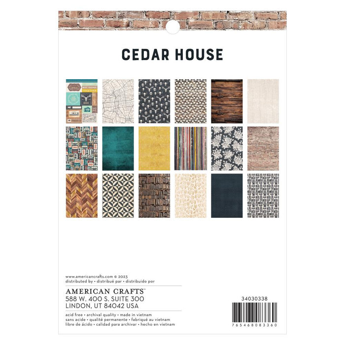 American Crafts Cedar House - 6x8 Pad