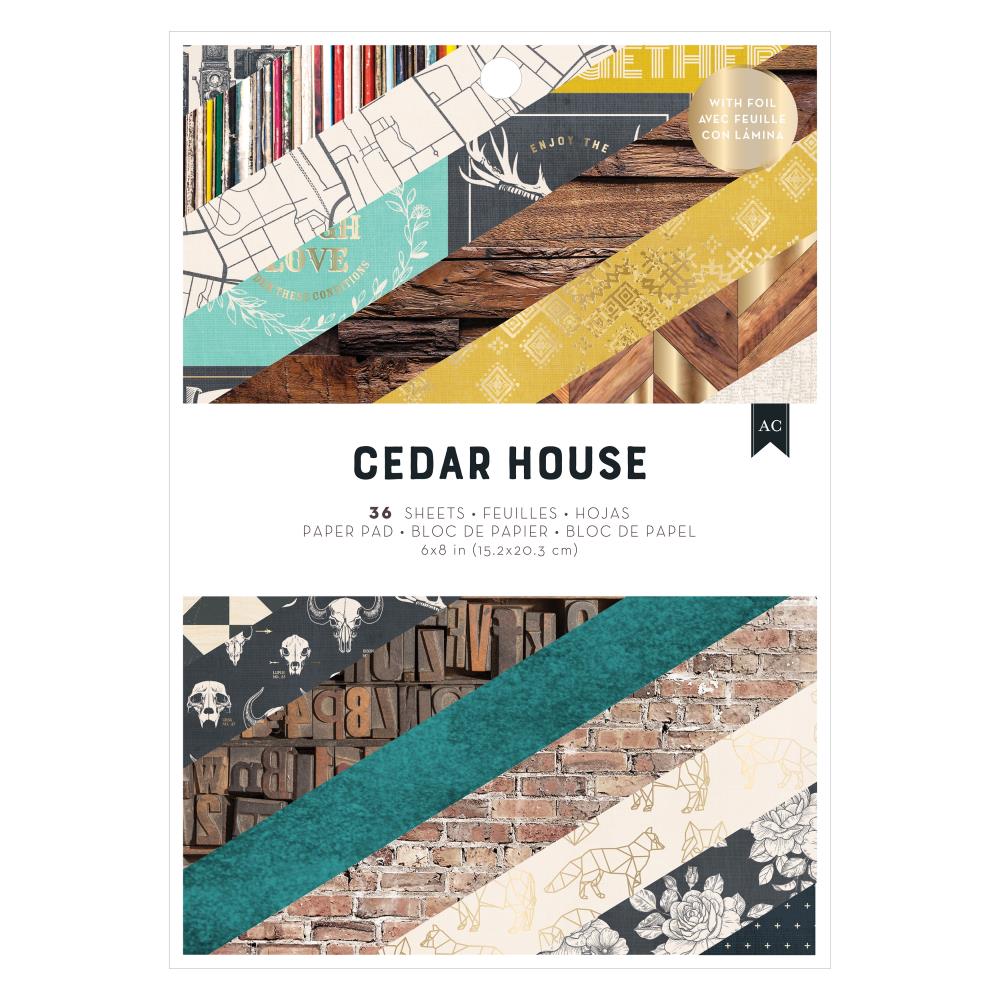 American Crafts Cedar House - 6x8 Pad