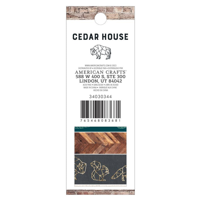 American Crafts Cedar House - Washi Tape