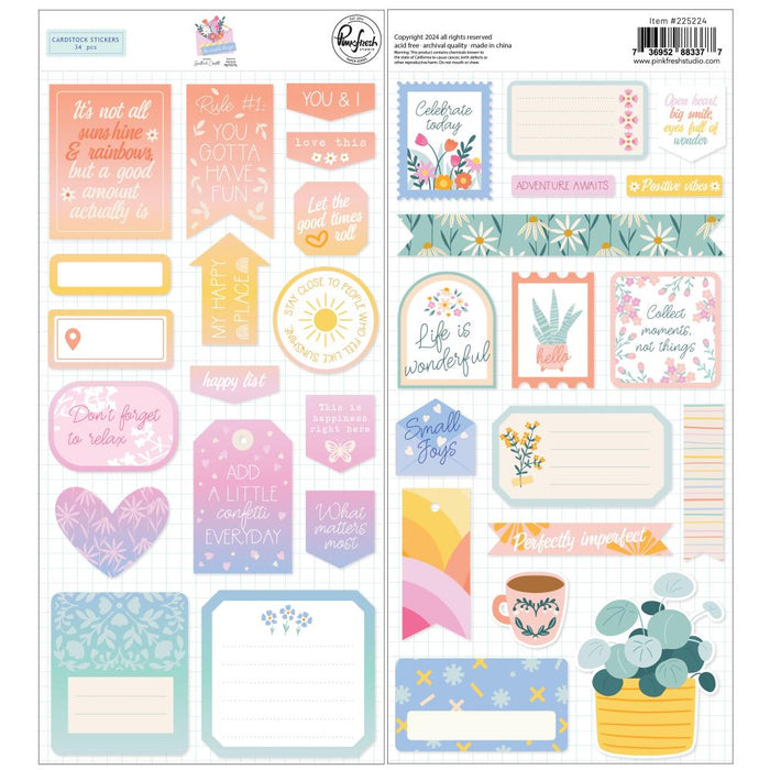 Pinkfresh Studio The Simple Things - Cardstock Stickers