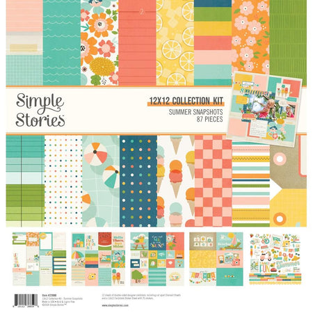Simple Stories Summer Snapshots - 12x12 Collection Kit