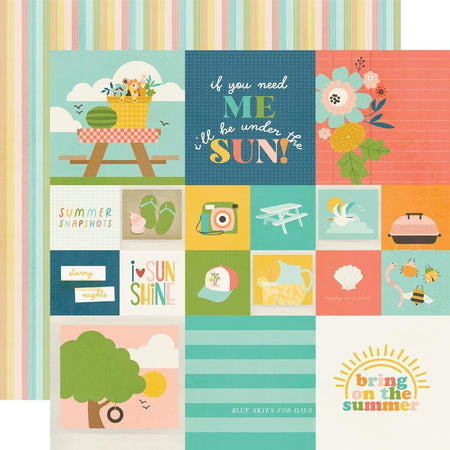Simple Stories Summer Snapshots - 2x2 & 4x4 Elements