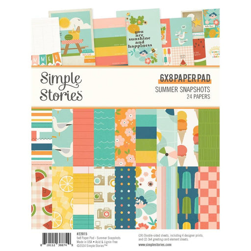 Simple Stories Summer Snapshots - 6x8 Paper Pad