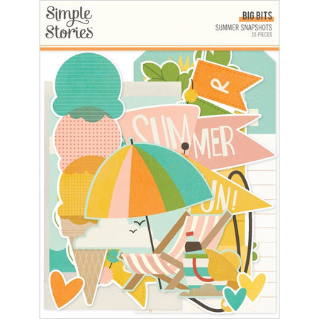 Simple Stories Summer Snapshots - Big Bits & Pieces