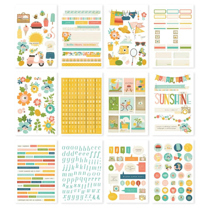 Simple Stories Summer Snapshots - Sticker Book