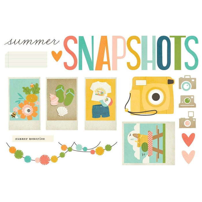 Simple Stories Summer Snapshots - Page Pieces