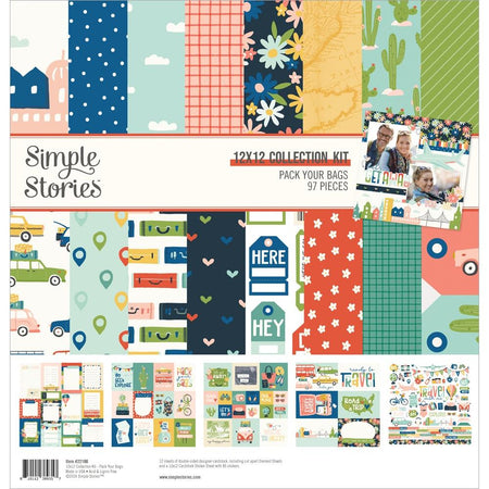 Simple Stories Pack Your Bags - 12x12 Collection Kit