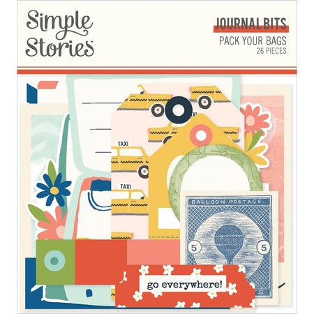 Simple Stories Pack Your Bags - Journal Bits & Pieces