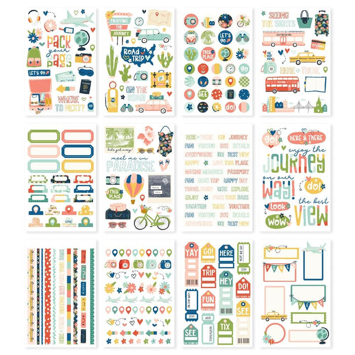 Simple Stories Pack Your Bags - Sticker Book