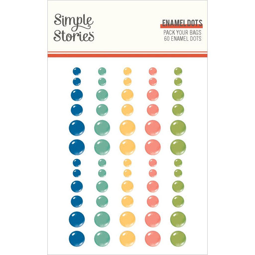 Simple Stories Pack Your Bags - Enamel Dots